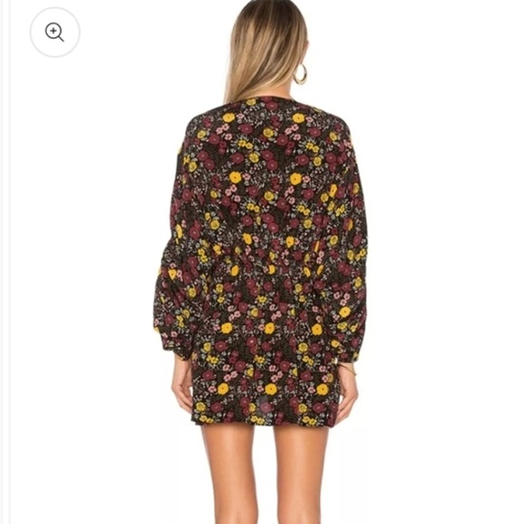 Revolve - Tularosa - Mindy Floral Ruched Dress - Size S - Picture 3 of 9